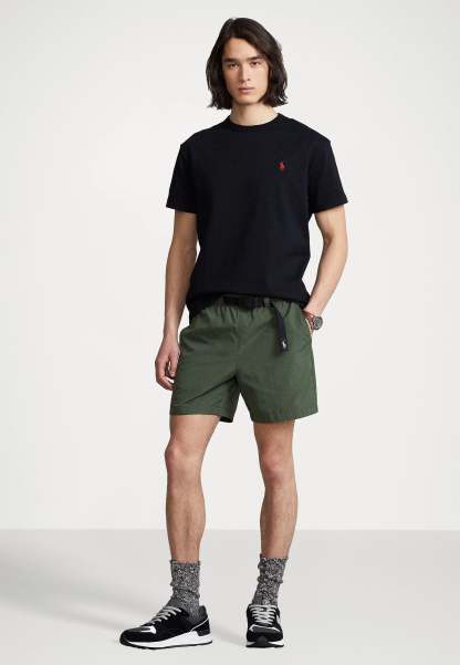 Men's T-shirt Red Logo - Black