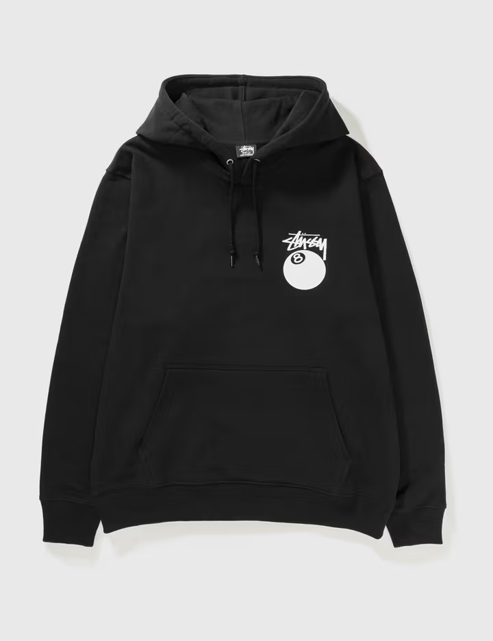 STÜSSY 8 BALL REP HOODIE, Streetwear Sweatshirt, Urban Fashion, Cool Pullover