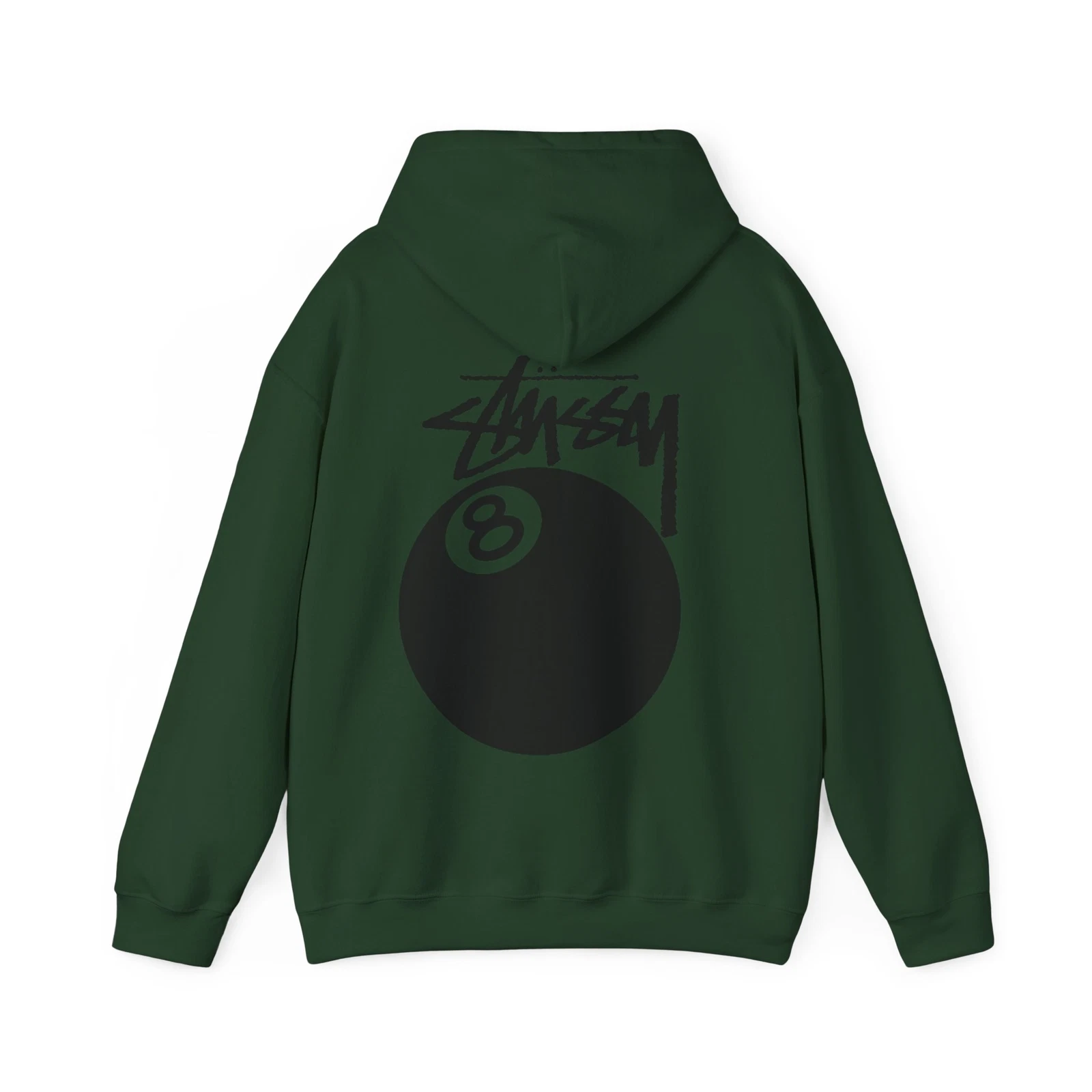 STÜSSY 8 BALL REP HOODIE, Streetwear Sweatshirt, Urban Fashion, Cool Pullover