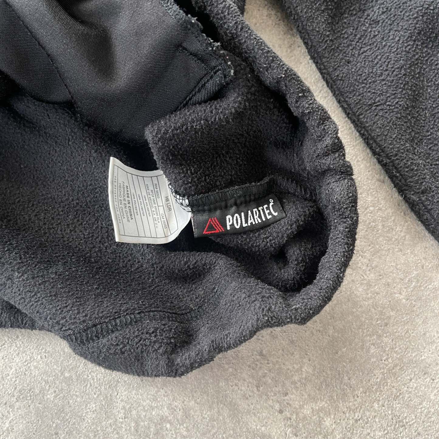 Men's 1/2 zip technical Polartec fleece