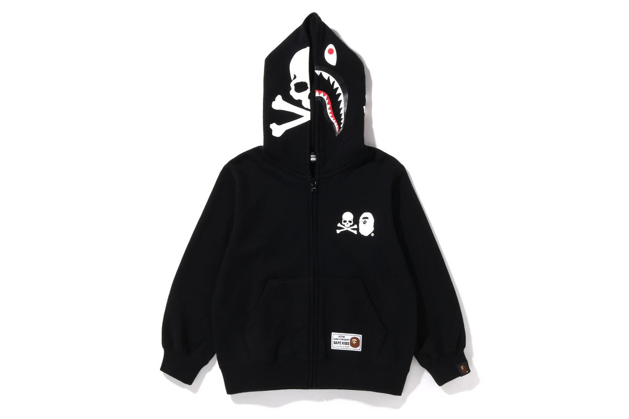 [BAPE KIDS X MMJ] 15TH ANNIVERSARY SHAR ZIP HOODIE