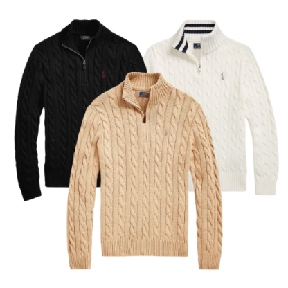 PREMIUM SET CABLE-KNIT COTTON [Time-limited]
