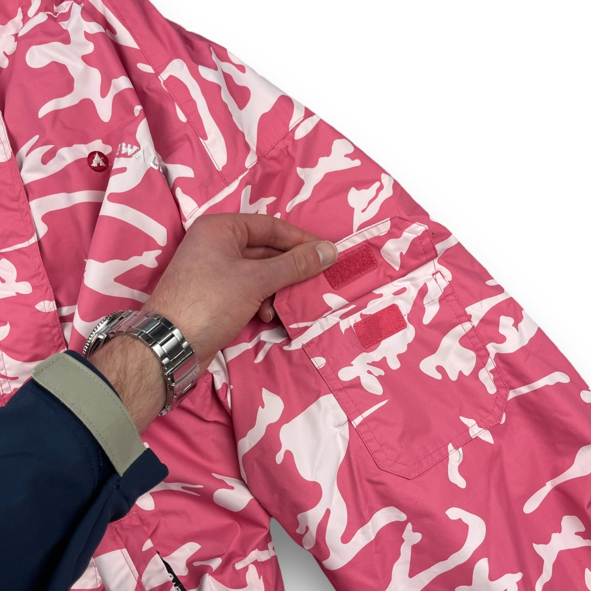 2000's Airwalk Pink Camo Goggle Jacket