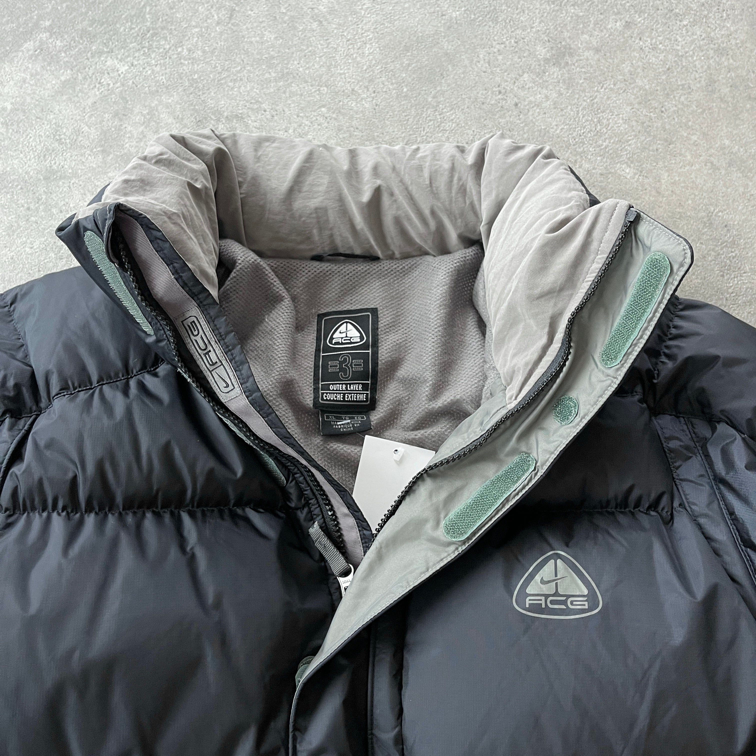 Men's heavyweight technical down fill puffer jacket