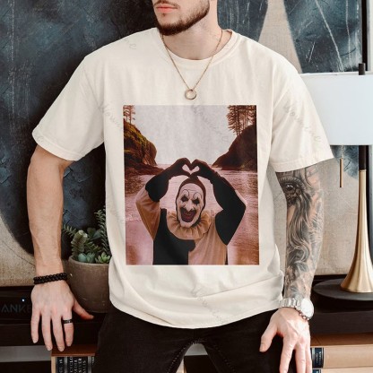 Horror Icon's Cute Gesture Halloween Heart Spooky Crewneck Vibe