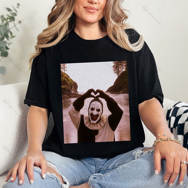 Horror Icon's Cute Gesture Halloween Heart Spooky Crewneck Vibe