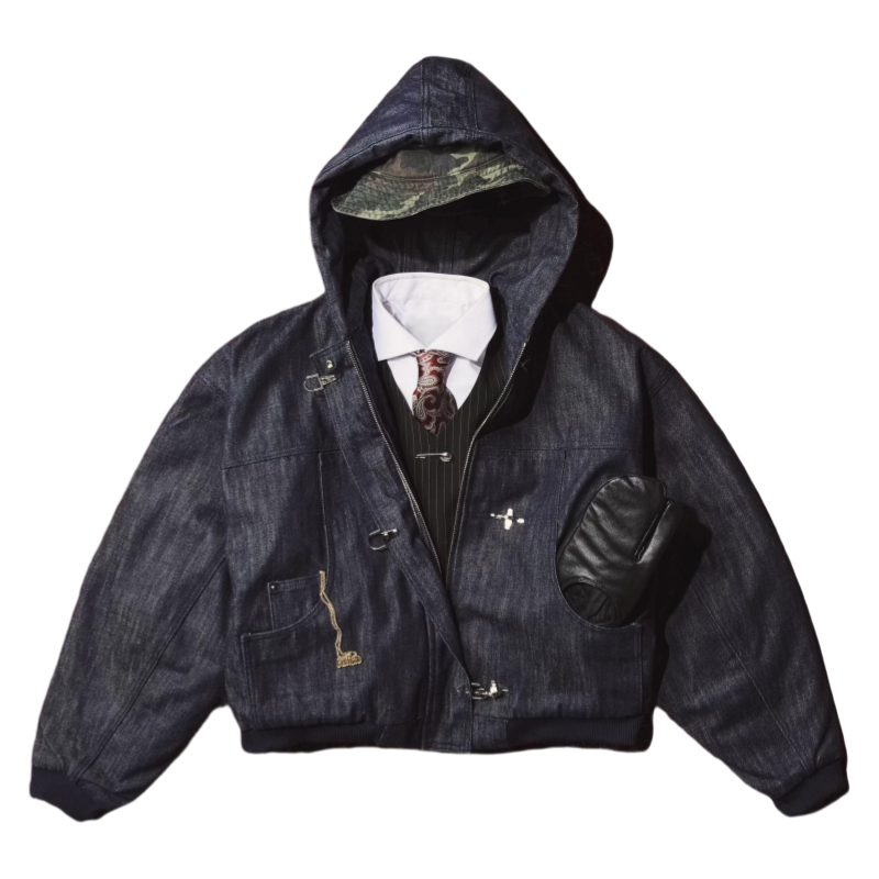 15OZ RAW JAPANESE DENIM CLASP JACKET