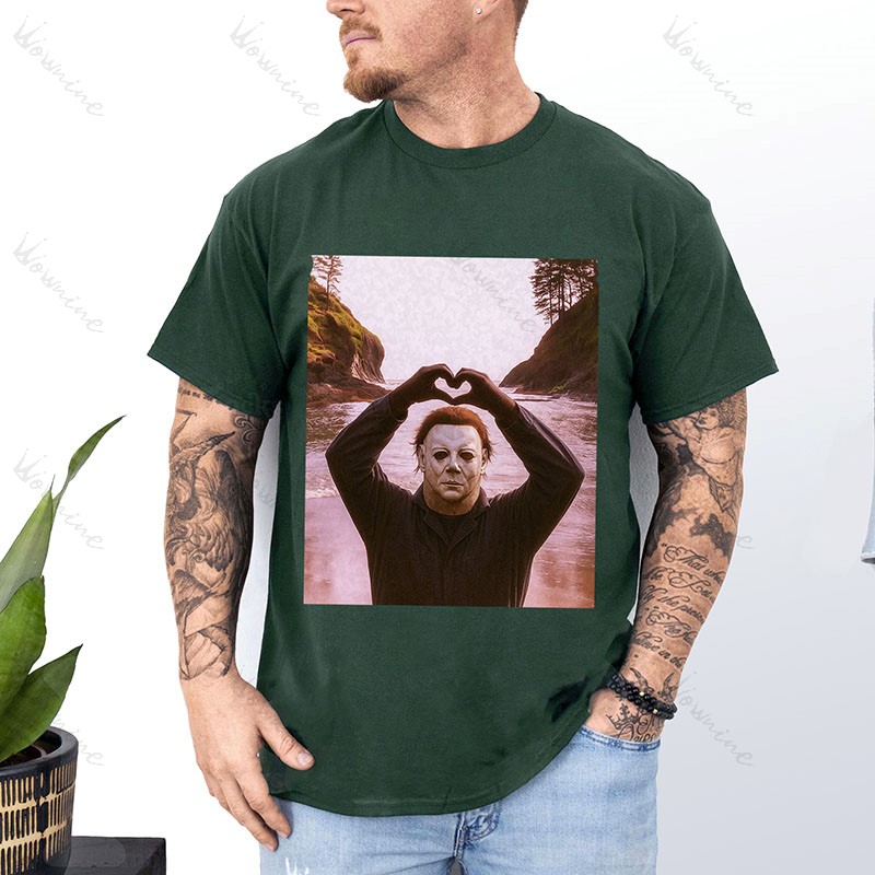 Horror Icon's Cute Gesture Halloween Heart Spooky Crewneck Vibe