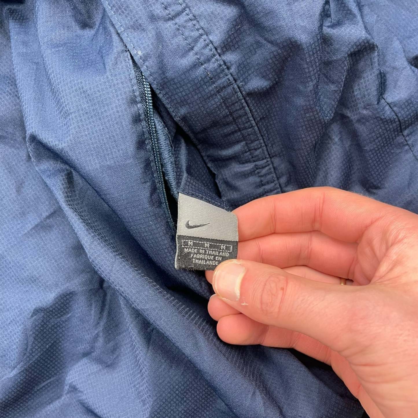 2000's Nike Reversible Asymmetric Zip Fleece Jacket