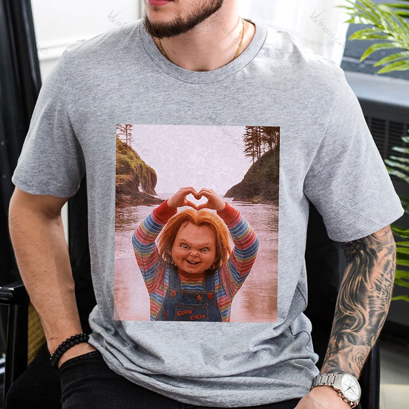 Horror Icon's Cute Gesture Halloween Heart Spooky Crewneck Vibe