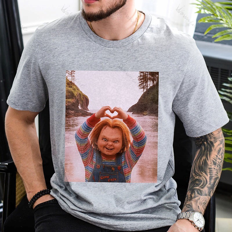 Horror Icon's Cute Gesture Halloween Heart Spooky Crewneck Vibe