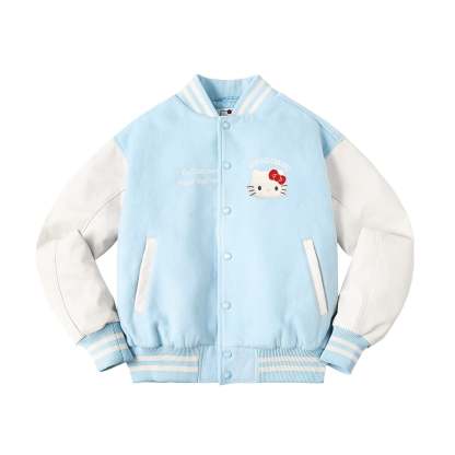 Jacket Baseball Bomber Jacket Vintage Unisex Streetwear Coats with Patchwork Hipster Utility Tops