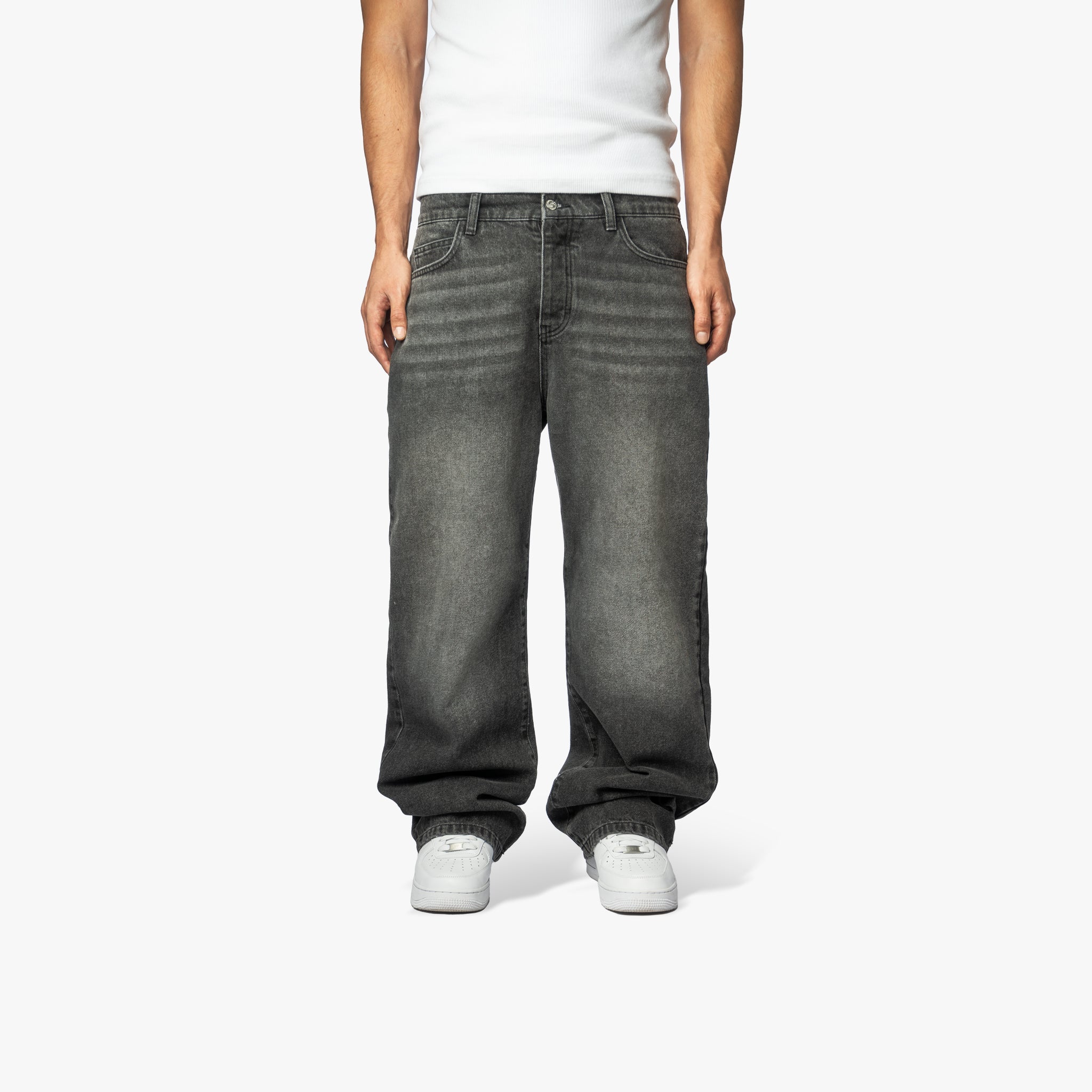 Star Denim "Phantom Black" with Print