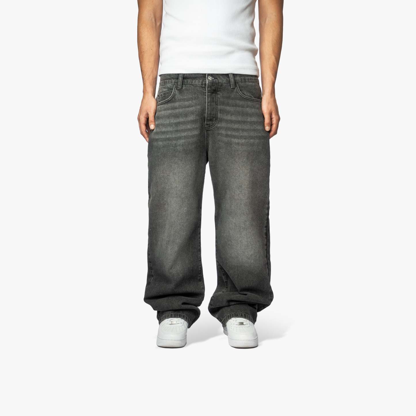 Star Denim "Phantom Black" with Print