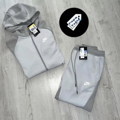 Nike Men's Grey and Silver Suit