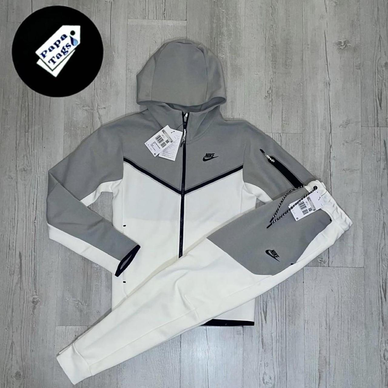 Men's Grey and White Suit