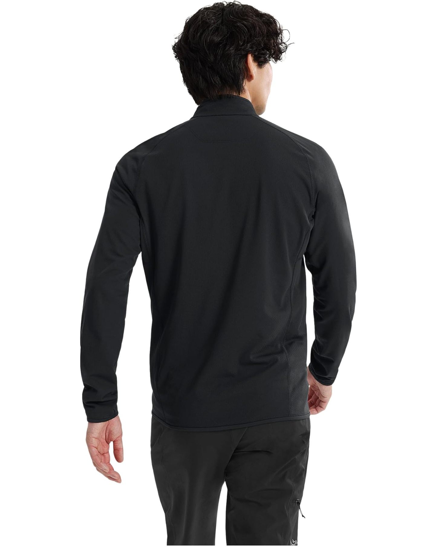 Men's Delta 1/2 Zip in Black 