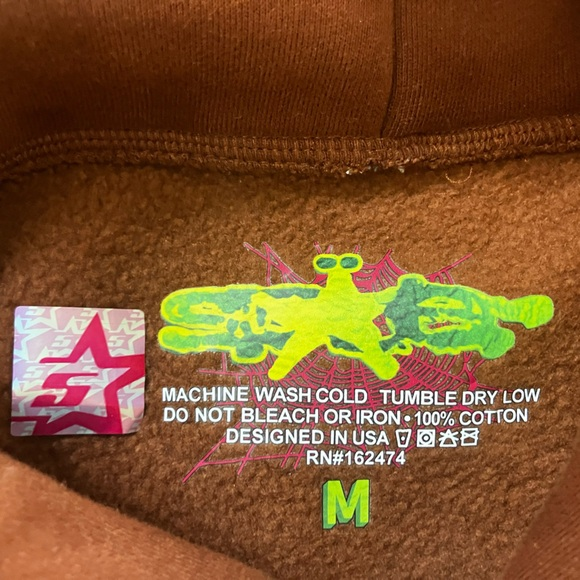 Pink and Brown Cardigan Sweater