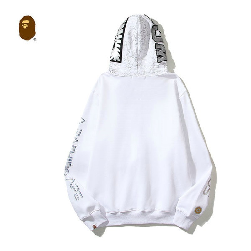 XL Bape x Hajime Sorayama Shark Full Zip-Up Hoodie