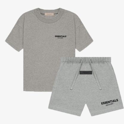 Kid's Short Dark Heather Oatmeal