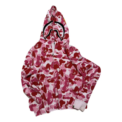 BAPE ABC Camo Crystal Stone Shark Full Zip Hoodie