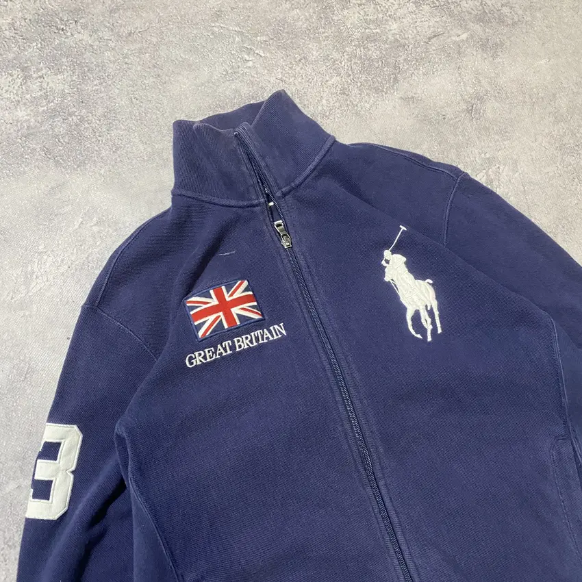Polo Ralph Lauren Great Britain Vintage Zip Up Hooded Jacket