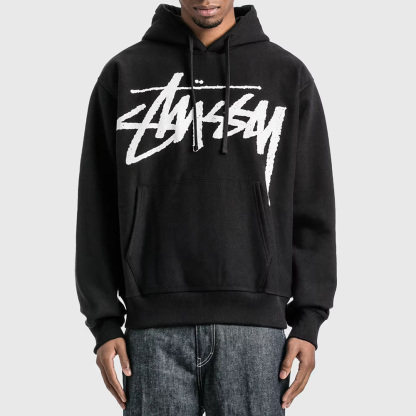 Classic Letters Logo Print Long Sleeve Hoodies