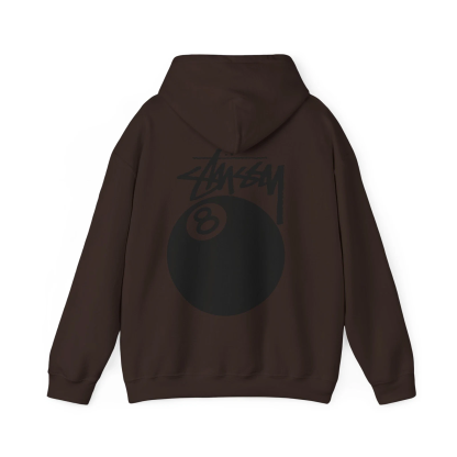 STÜSSY 8 BALL REP HOODIE, Streetwear Sweatshirt, Urban Fashion, Cool Pullover