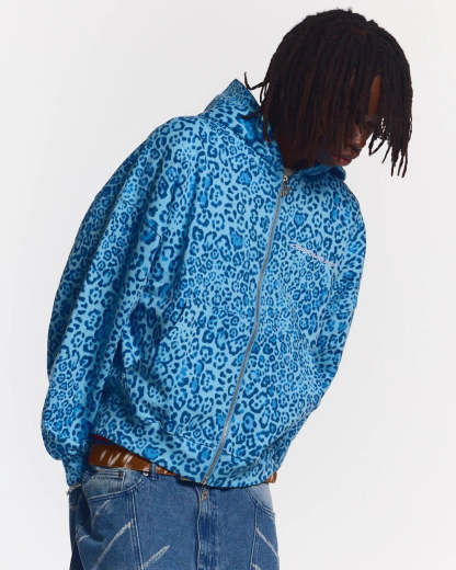 Leopard Zipup Set
