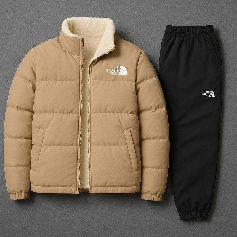 Reversible Winter Puffer Jacket + Free Pants
