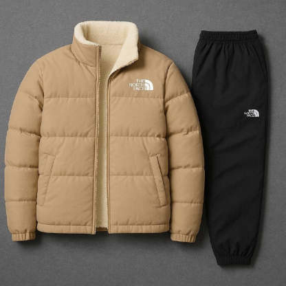 Reversible Winter Puffer Jacket + Free Pants