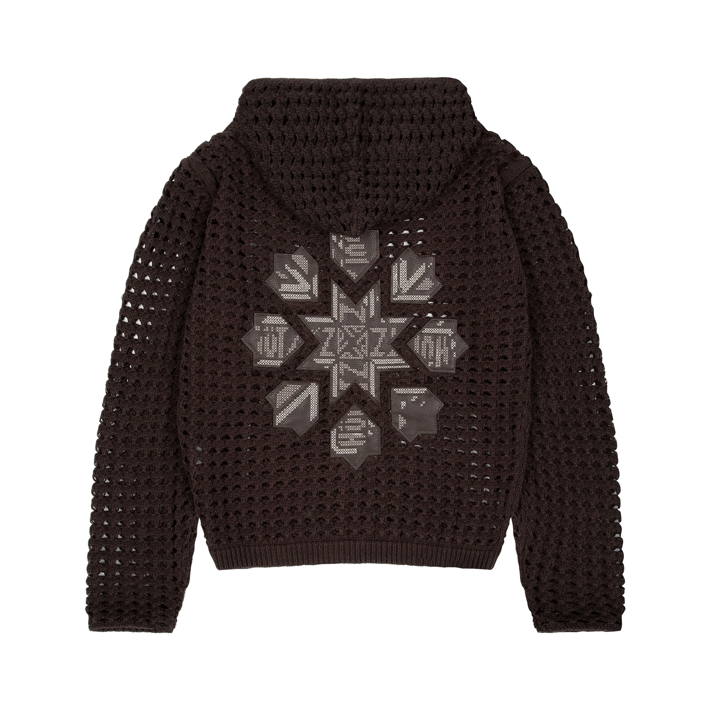 Regal Dial Crochet Zip-Up
