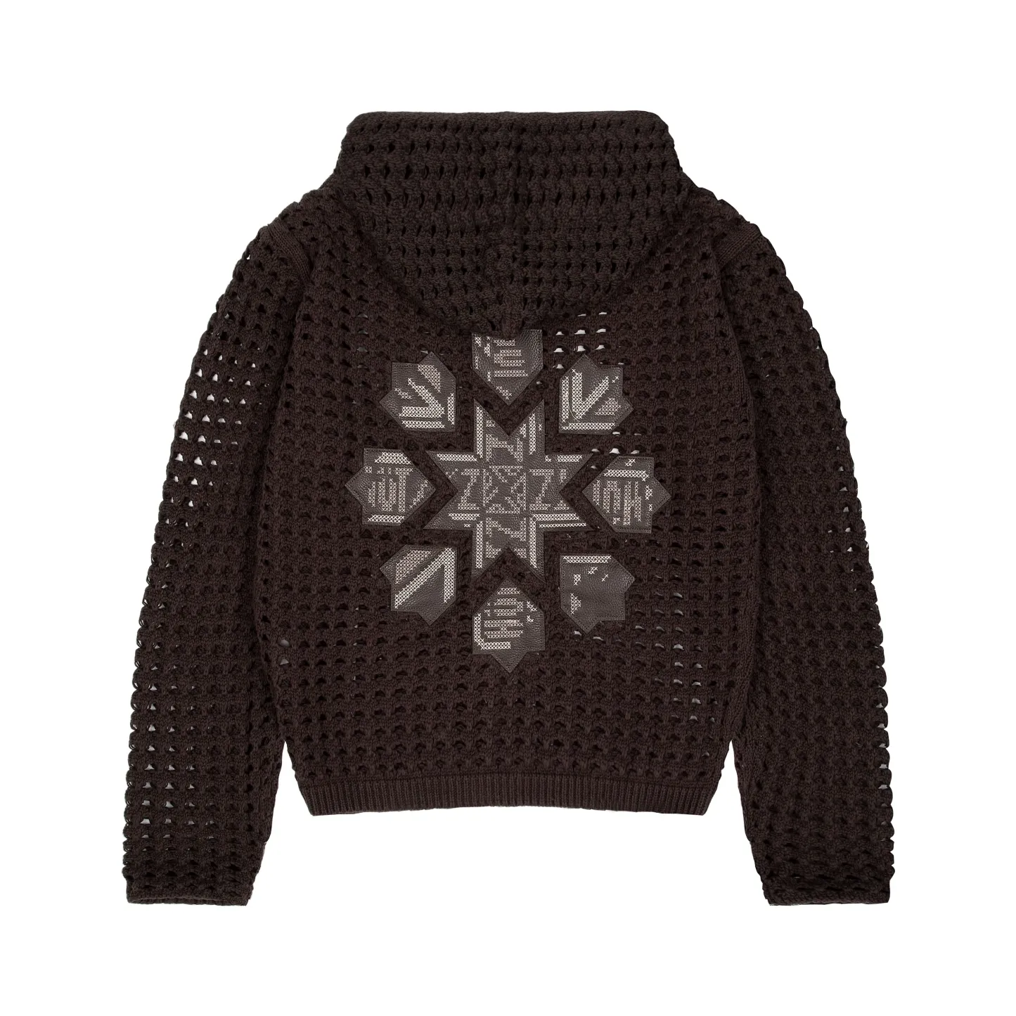 Regal Dial Crochet Zip-Up