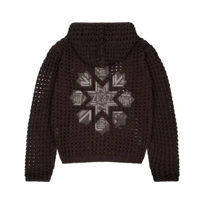 Regal Dial Crochet Zip-Up