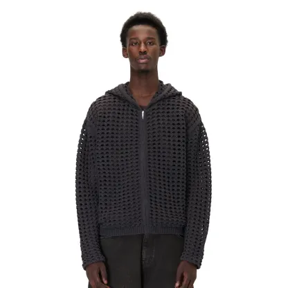 Regal Dial Crochet Zip-Up