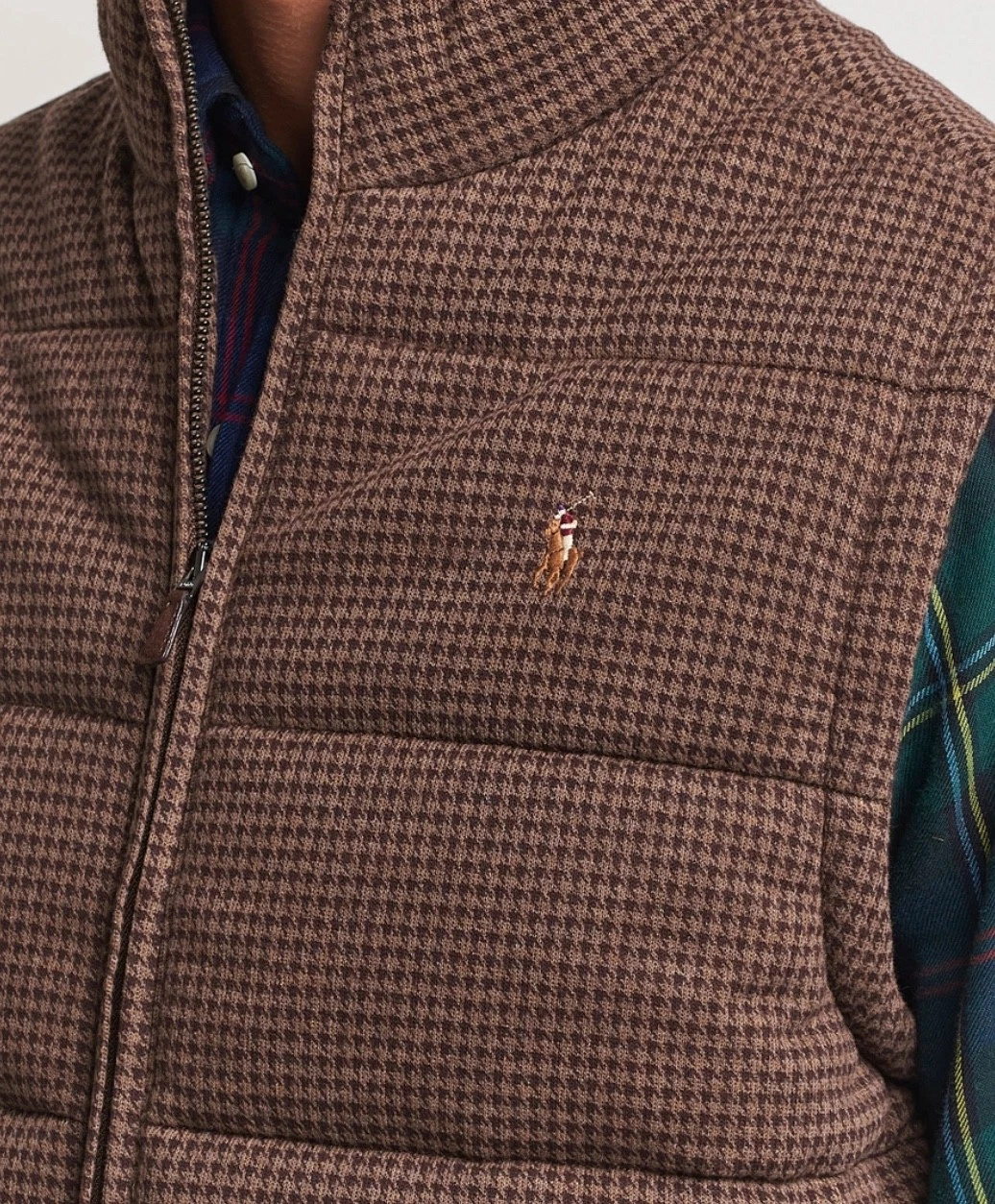 Double Knit Quilted Puffer Vest