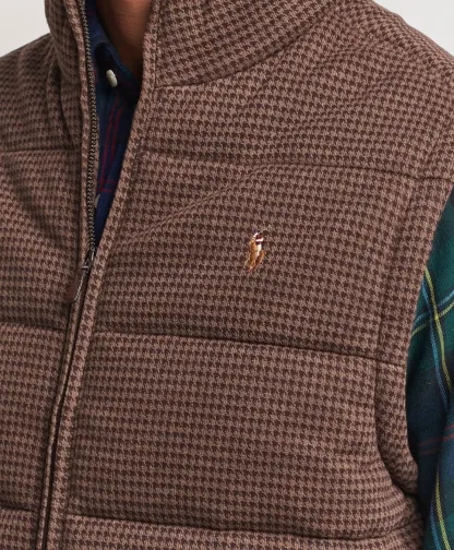 Double Knit Quilted Puffer Vest