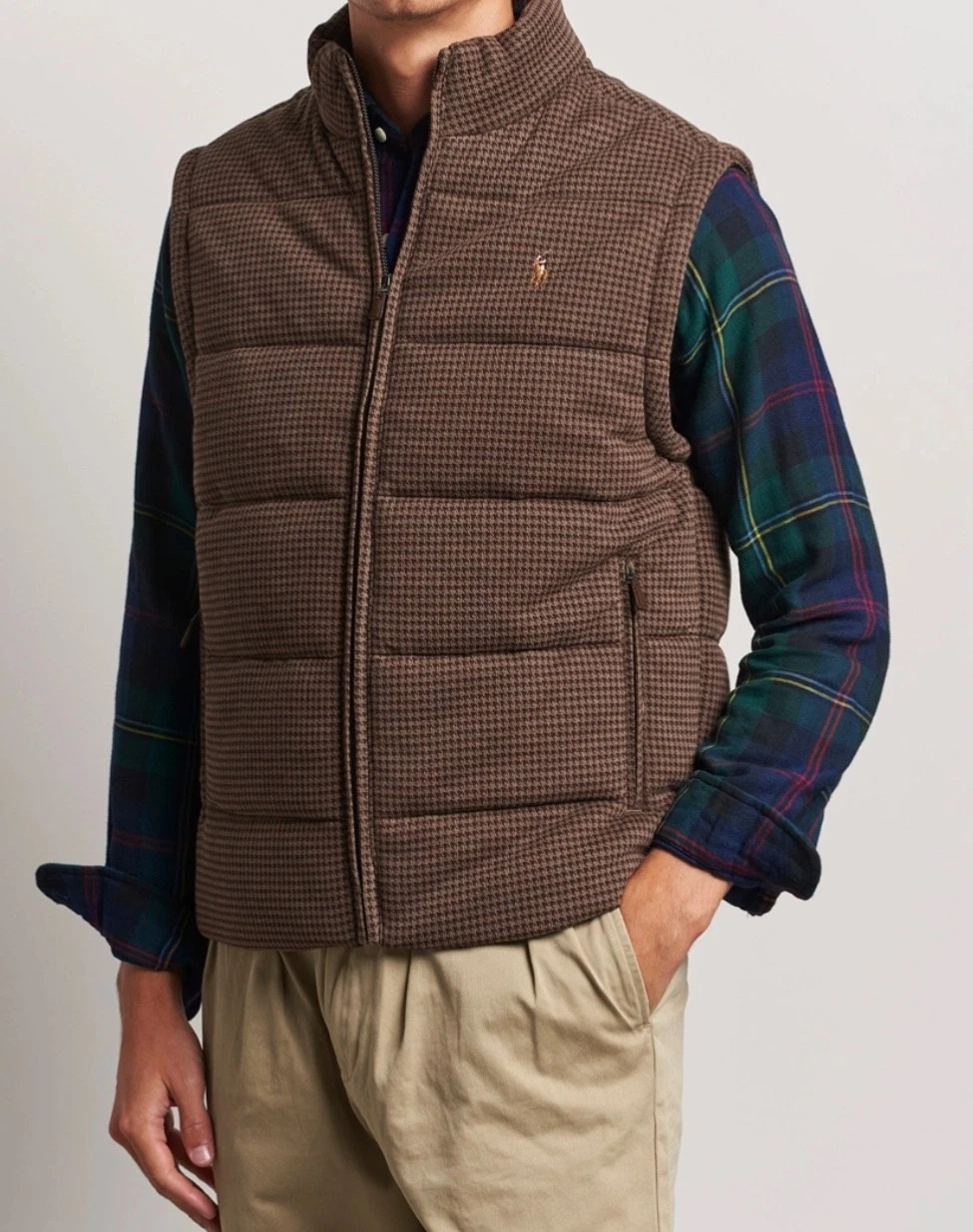 Double Knit Quilted Puffer Vest
