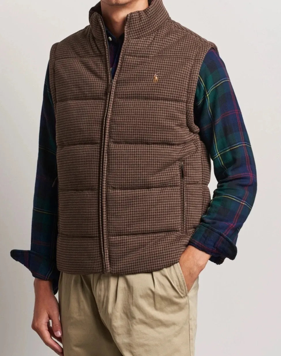 Double Knit Quilted Puffer Vest