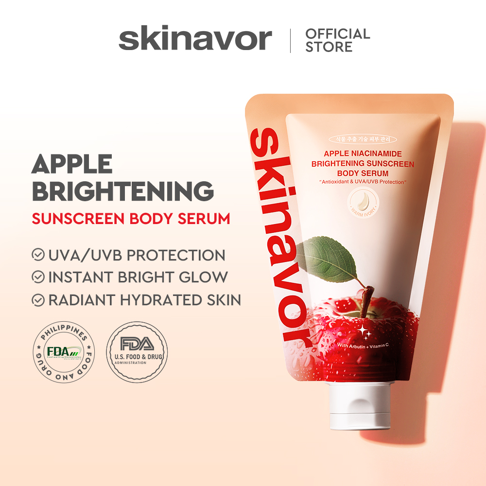 Apple Niacinamide Brightening Sunscreen Body Serum