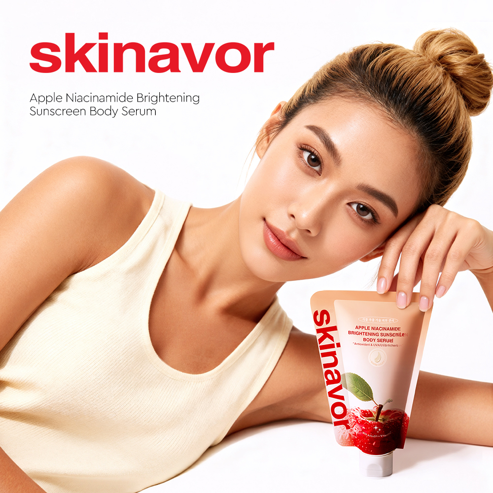 Apple Niacinamide Brightening Sunscreen Body Serum