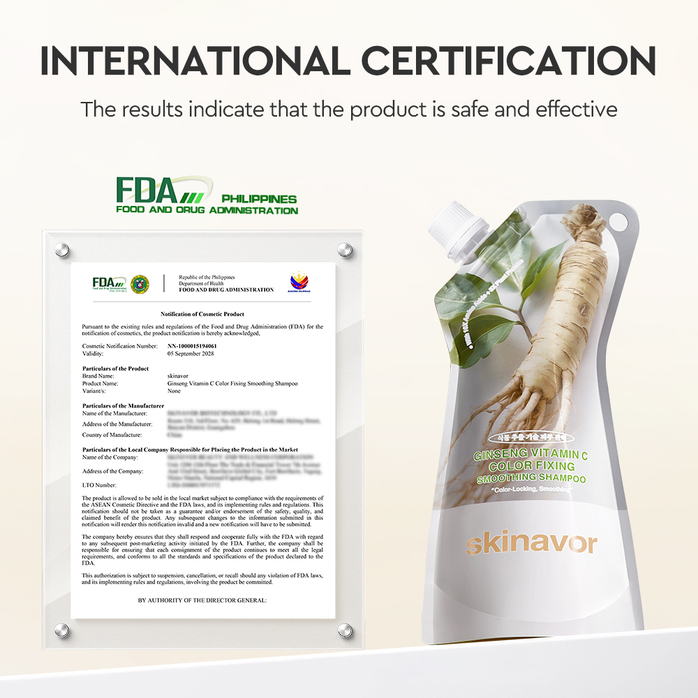 Ginseng Vitamin C Color Fixing Smoothing Shampoo