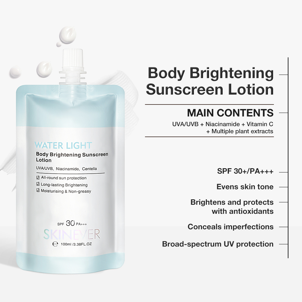 Water Light Body brightening Sunscreen Lotion