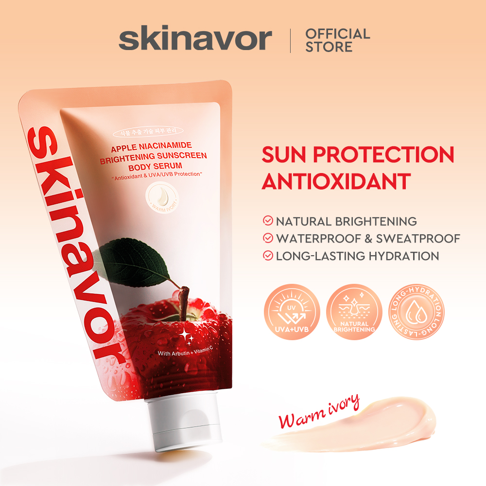 Apple Niacinamide Brightening Sunscreen Body Serum
