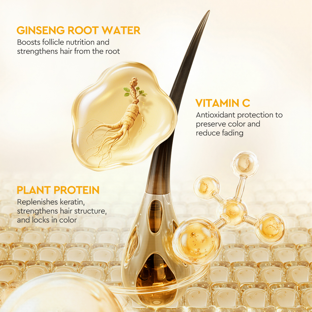 Ginseng Vitamin C Color Fixing Smoothing Shampoo