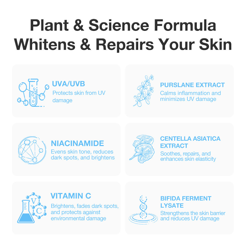 Water Light Body brightening Sunscreen Lotion