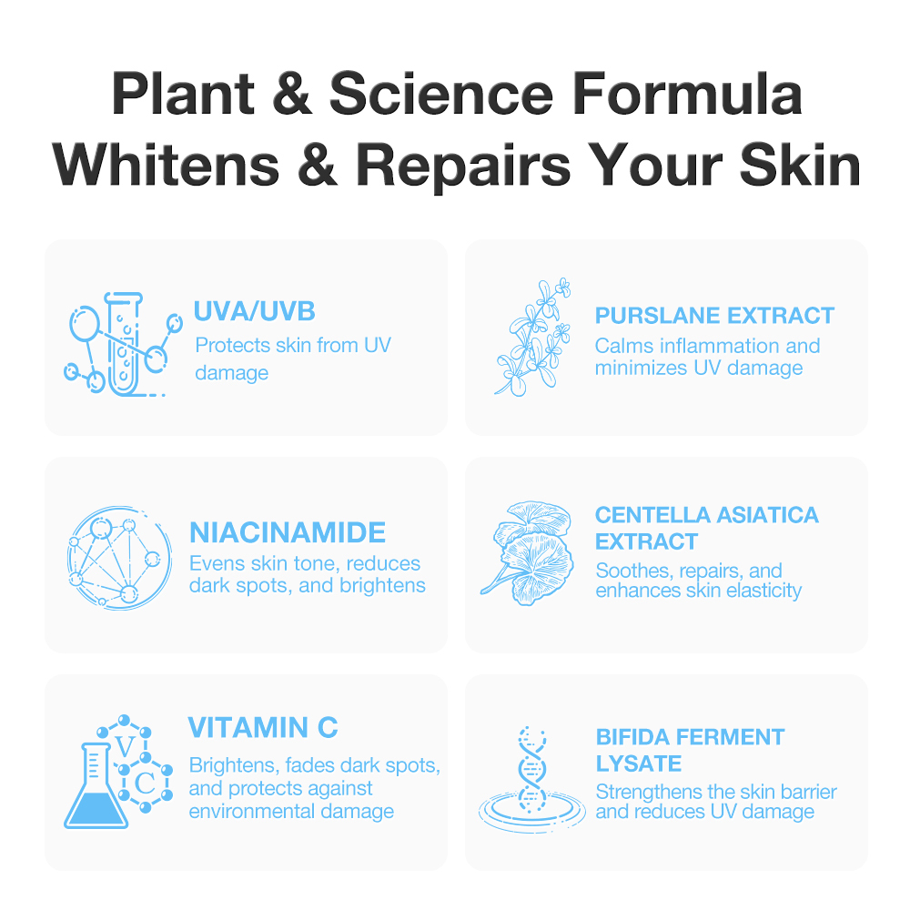 Water Light Body brightening Sunscreen Lotion
