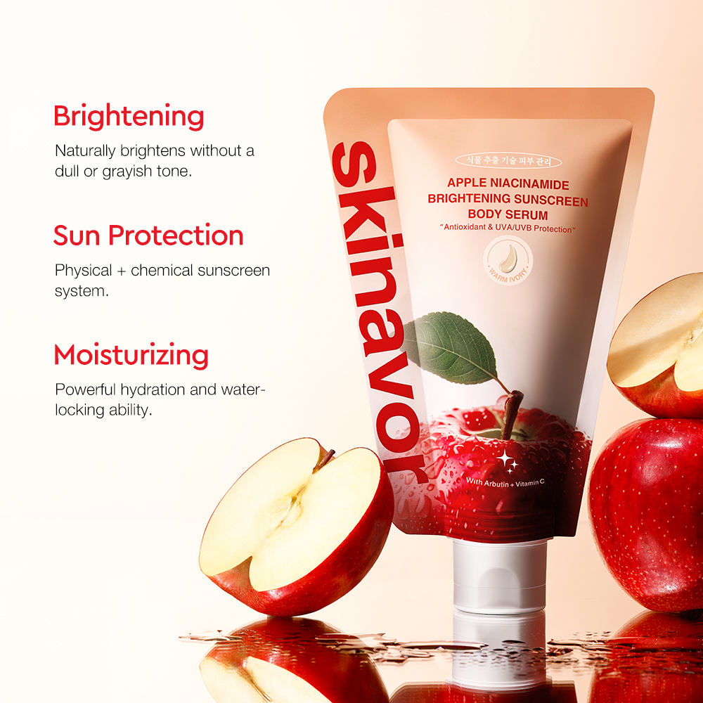 Apple Niacinamide Brightening Sunscreen Body Serum