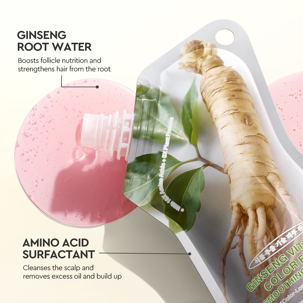 Ginseng Vitamin C Color Fixing Smoothing Shampoo