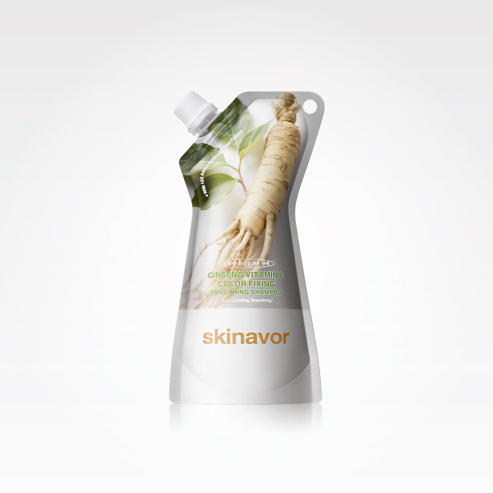 Ginseng Vitamin C Color Fixing Smoothing Shampoo-SKINEVER